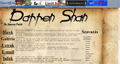 Desktop Screenshot of darrenshan.fantom.hu